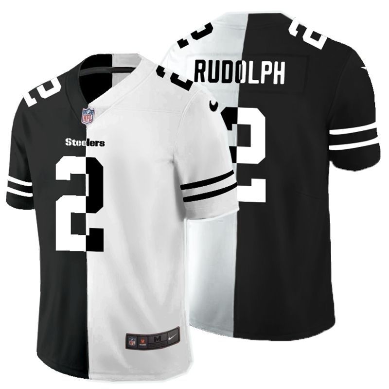 Pittsburgh Steelers Maison Rudolph #2 Nfl 2020 Black And White Jersey