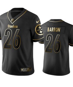 Pittsburgh Steelers Mark Barron Black Golden Edition 2019 Vapor Untouchable Limited Jersey - Mens