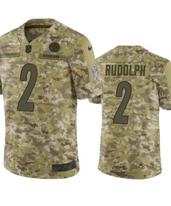 Pittsburgh Steelers Mason Rudolph Jersey Nfl Camo Salute To Service