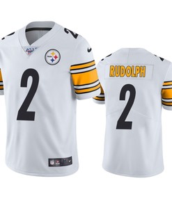 Pittsburgh Steelers Mason Rudolph White 100th Season Vapor Limited Jersey