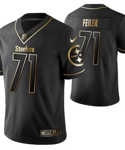 Pittsburgh Steelers Matt Feiler 71 2021 Nfl Golden Brandedition Black Jersey Gift For Steelers Fans