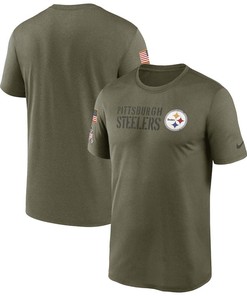 Pittsburgh Steelers Men 2022 Salute to Service Legend Team T-Shirt - Olive
