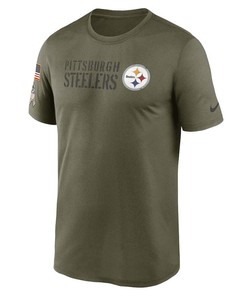 Pittsburgh Steelers Men 2022 Salute to Service Legend Team T-Shirt - Olive