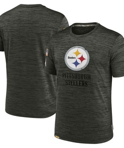 Pittsburgh Steelers Men 2022 Salute to Service Velocity Team T-Shir