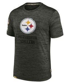 Pittsburgh Steelers Men 2022 Salute to Service Velocity Team T-Shir