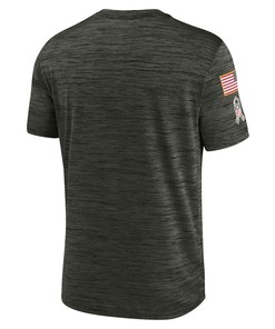 Pittsburgh Steelers Men 2022 Salute to Service Velocity Team T-Shir