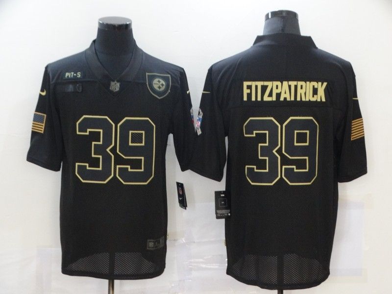 Pittsburgh Steelers Minkah Fitzpatrick #39 Nfl 2020 Black Jersey