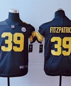 Pittsburgh Steelers Minkah Fitzpatrick #39 Nfl 2020 Black Jersey