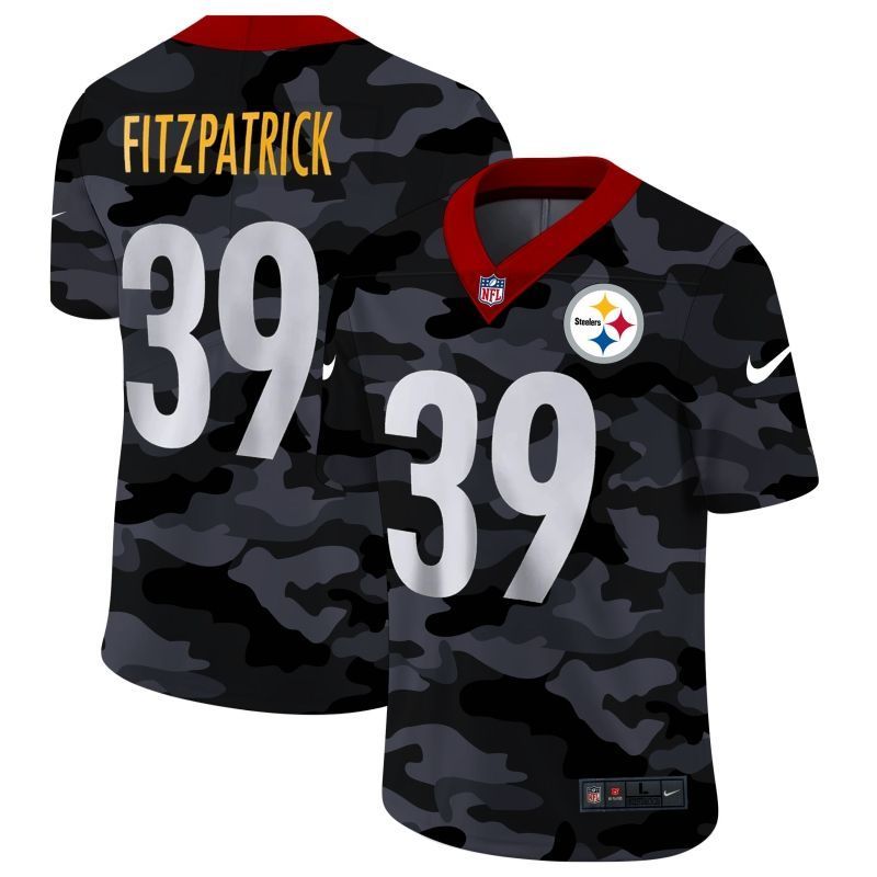 Pittsburgh Steelers Minkah Fitzpatrick #39 Nfl 2020 Camo Black Jersey