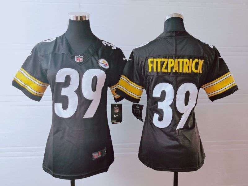 Pittsburgh Steelers Minkah Fitzpatrick #39 Nfl 2020 Dark Brown Womens Jersey