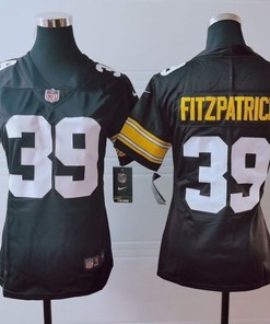 Pittsburgh Steelers Minkah Fitzpatrick #39 Nfl 2020 Dark Brown Womens Jersey