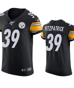 Pittsburgh Steelers Minkah Fitzpatrick Black 100th Season Vapor Elite Jersey