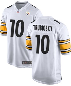 Pittsburgh Steelers Mitchell Trubisky 10 Nfl White Game Jersey Jersey Gift For Steelers Fans