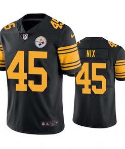 Pittsburgh Steelers Roosevelt Nix Black Nike Color Rush Limited Jersey
