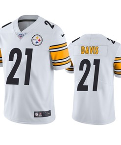 Pittsburgh Steelers Sean Davis White 100th Season Vapor Limited Jersey