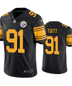 Pittsburgh Steelers Stephon Tuitt Black Nike Color Rush Limited Jersey