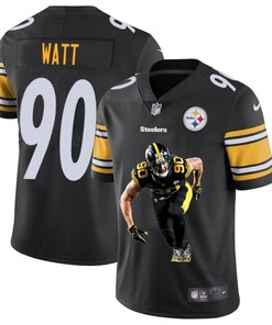 Pittsburgh Steelers T. J. Watt #90 Nfl 2020 Brown Jersey