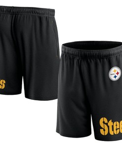 Pittsburgh Steelers Team Black Clincher Shorts - Men