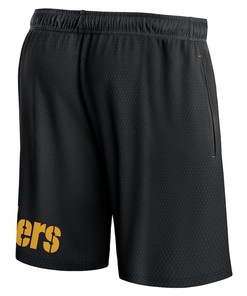 Pittsburgh Steelers Team Black Clincher Shorts - Men