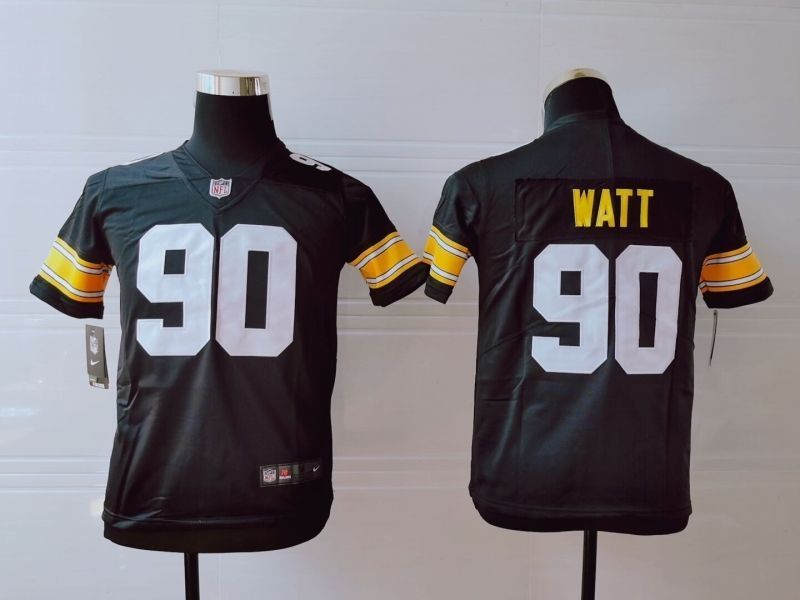 Pittsburgh Steelers T.j. Watt #90 Nfl 2020 Brown Jersey