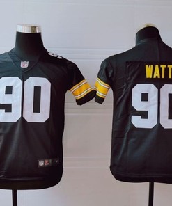 Pittsburgh Steelers T.j. Watt #90 Nfl 2020 Brown Jersey