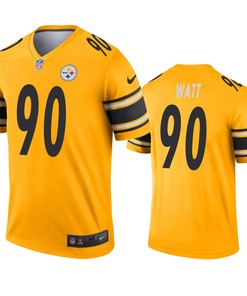 Pittsburgh Steelers T.j. Watt Gold Inverted Legend Jersey