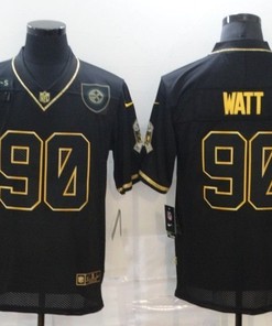 Pittsburgh Steelers Trent Jordan Watt #90 Nfl 2020 Black Jersey