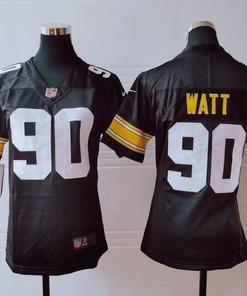 Pittsburgh Steelers Trent Jordan Watt #90 Nfl 2020 Brown Womens Jersey