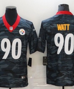 Pittsburgh Steelers Trent Jordan Watt #90 Nfl 2020 Camo Jersey