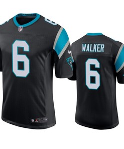 P.j. Walker Carolina Panthers Black Vapor Limited Jersey