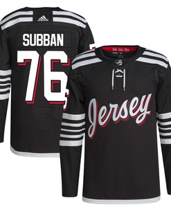 P.k. Subban New Jersey Devils Adidas 2021/22 Alternate Primegreen Authentic Pro Player Jersey - Black Nhl
