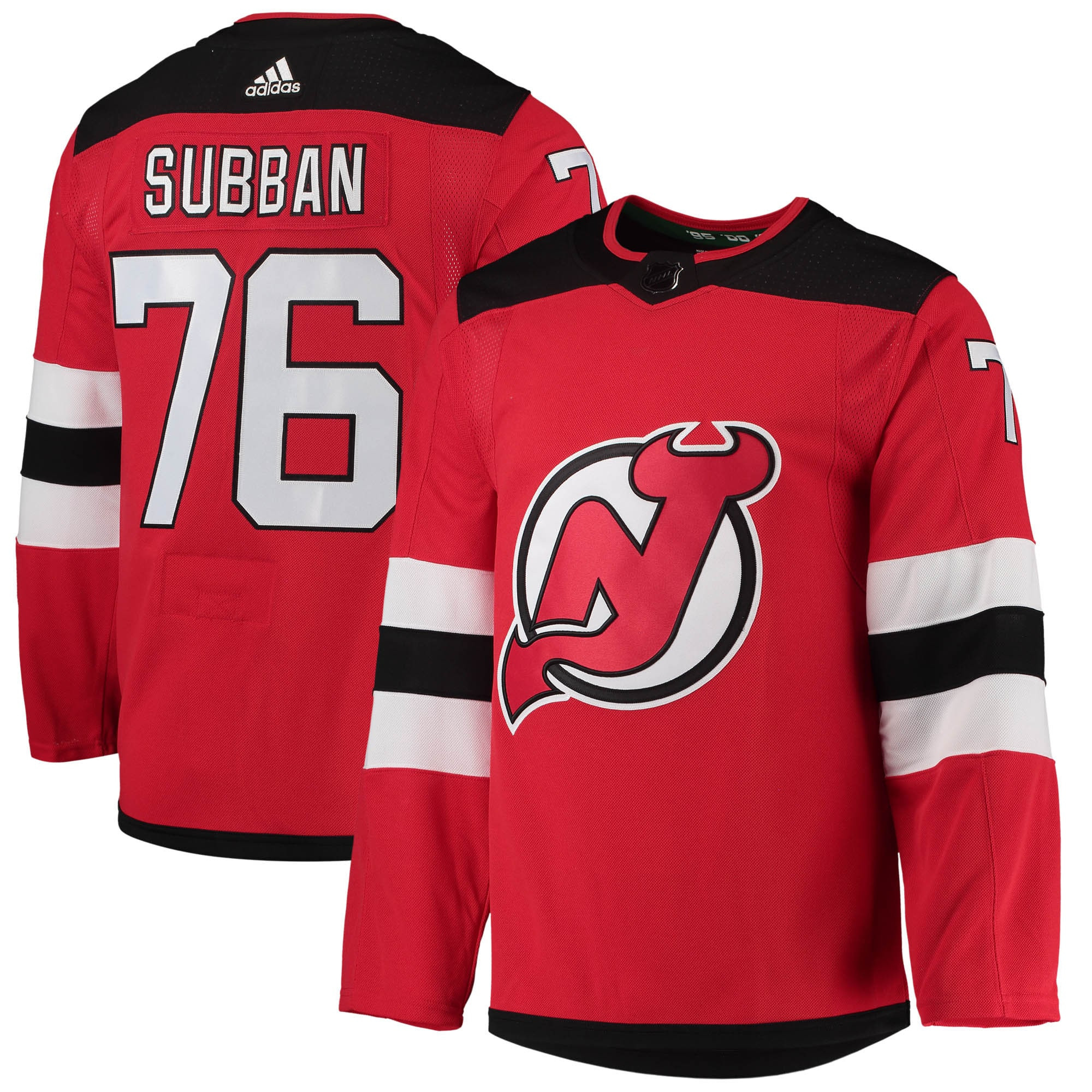 Pk Subban New Jersey Devils Adidas Home Primegreen Authentic Pro Player Jersey Red Nhl