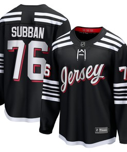 P.k. Subban New Jersey Devils Fanatics Branded Alternate Premier Breakaway Player Jersey - Black Nhl