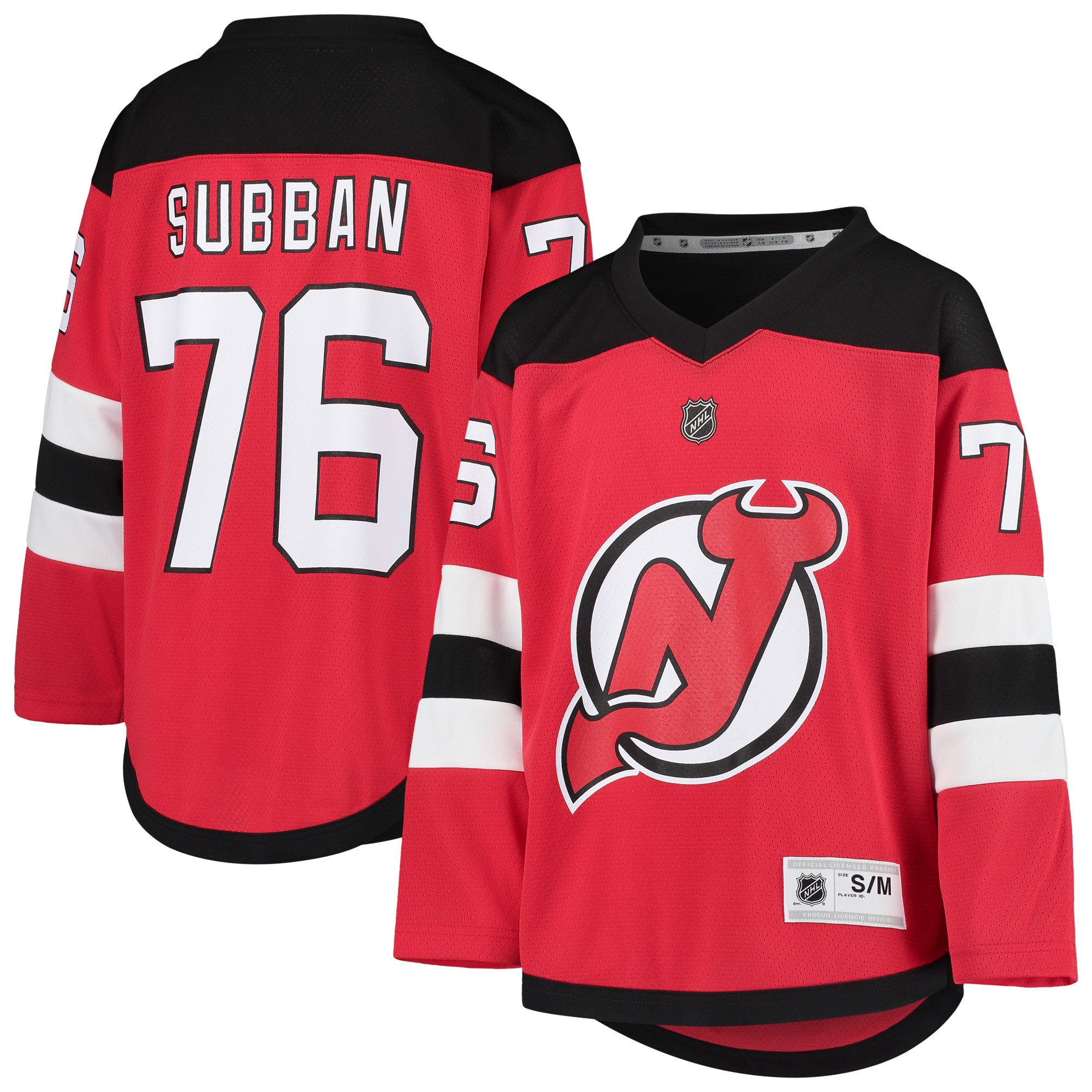 P.k. Subban New Jersey Devils Home Player Replica Jersey - Red Nhl