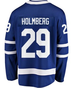 Pontus Holmberg 29 Toronto Maple Leafs Stanley Cup 2023 Playoffs Patch Home Breakaway Men Jersey - Blue