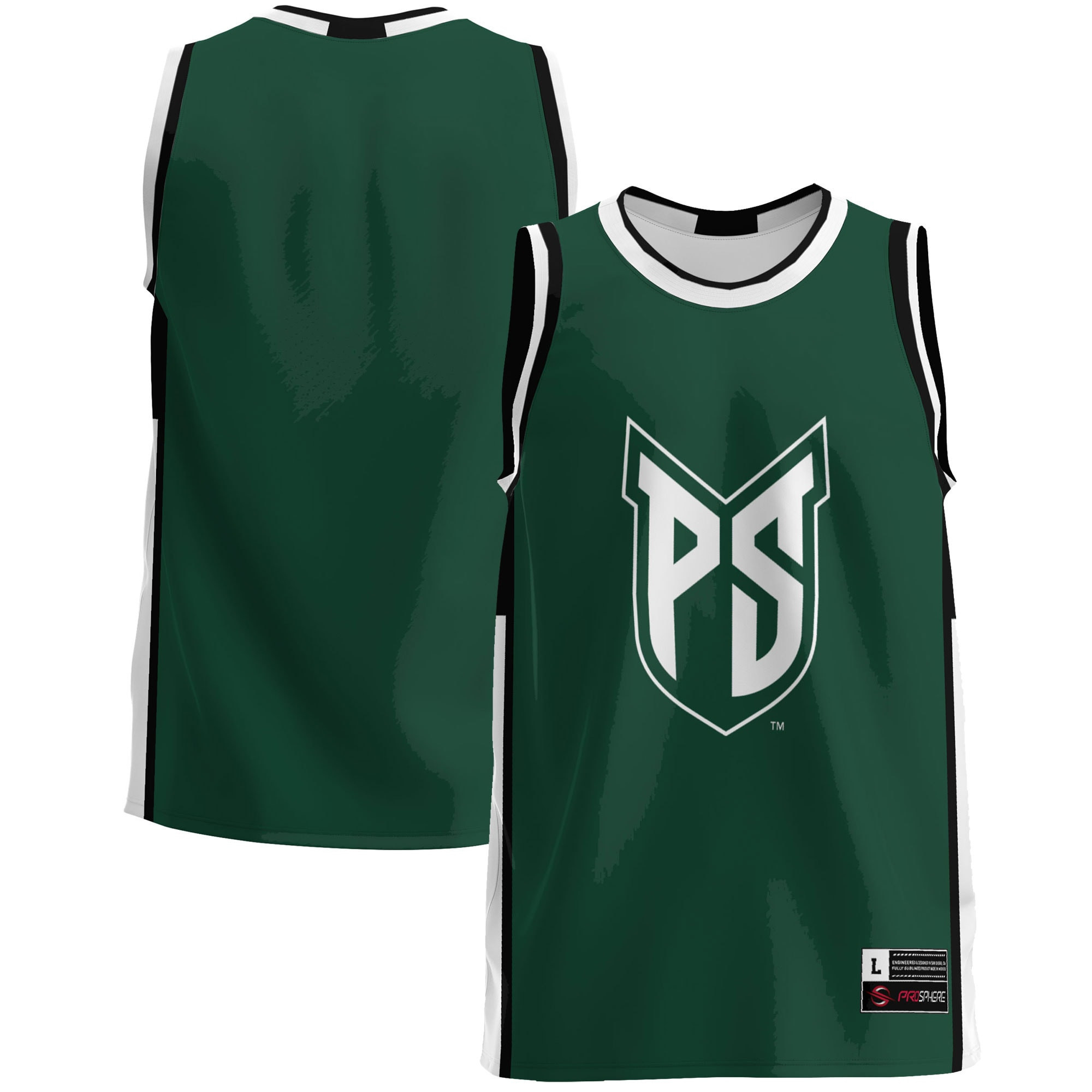 Portland State Vikings Basketball Jersey - Green Ncaa