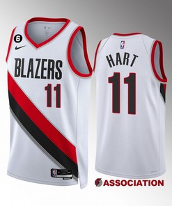 Portland Trail Blazers Josh Hart 11 2022-23 Association Edition White Jersey Swingman