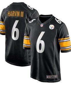 Pressley Harvin Iii Pittsburgh Steelers Game Jersey - Black Nfl