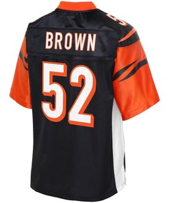 Preston Brown Cincinnati Bengals Nfl Pro Line Player Jersey - Black