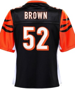 Preston Brown Cincinnati Bengals Nfl Pro Line Womens Player Jersey - Black