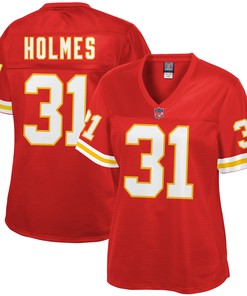 Priest Holmes Kansas City Chiefs Nfl Pro Line Womens Retired Player Jersey - Red Nfl