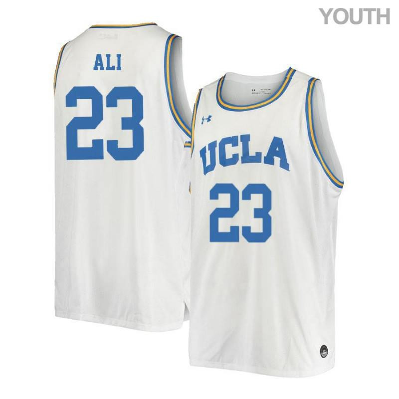 Prince Ali 23 UCLA Bruins Retro Elite Basketball Youth Jersey - White