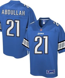 Pro Line Mens Detroit Lions Ameer Abdullah Team Color Nfl Jersey