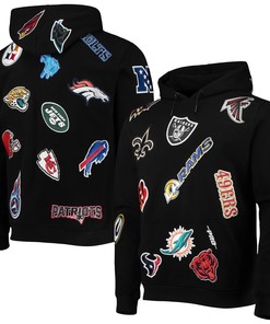Pro Standard Nfl Pro League Pullover Hoodie - Black