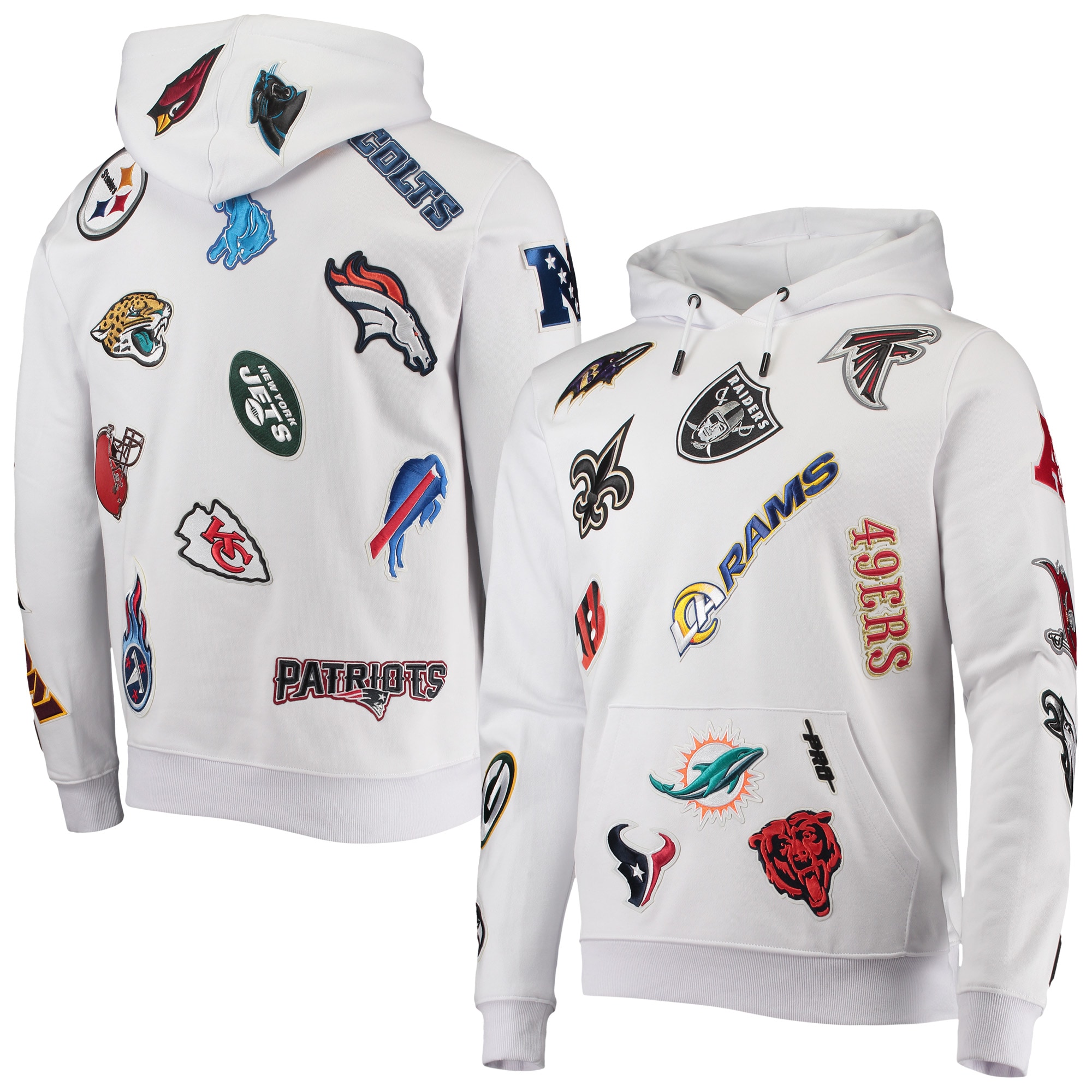 Pro Standard Nfl Pro League Pullover Hoodie - White