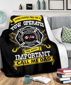 Proud Tow Operator Dad Blanket