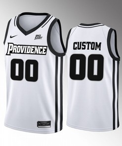 Providence Friars 2022-23 Home Uniform Custom Jersey College Basketball White