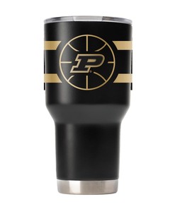 Purdue Black Basketball Tumbler - Sleek Purdue Black Basketball Tumbler for Sports Enthusiasts