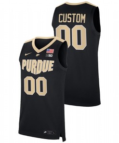 Purdue Boilermakers 2023 College Basketball Alumni Men Custom Jersey - Black