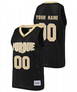 Purdue Boilermakers Alumni Elite Basketball Men Custom Jersey - Black